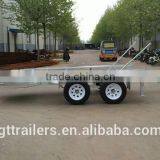 Tandem Car Trailer /galvanized Digger Trailer /digger Carrying Trailer TR1807 thumbnail-2