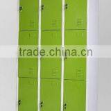 9 Door Steel Metal Changing Room/school Locker, Storage Clothes Closet thumbnail-3