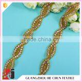 HC-5262-1 Hechun Wedding Dress 8 Shape Fashion White Beaded Trim thumbnail-3