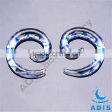 Charming Design Wholesale Custom Clear Ear Spiral Glass Plug thumbnail-3