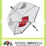 23''*8K Auto Open Plastic Umbrellas Transparent thumbnail-1
