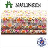 Mulinsen Cotton Polyester Blend Woven Printed TC Floral Fabric by the Yard