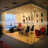Toughened Glazed Glass Partition Wall Panel YG-P055 thumbnail-1