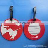 Special Design Engraved White Bird Rubber Disposable Luggage Tags thumbnail-1