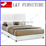 2016 new italy style bed hot selling new design leather bed