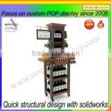 new custom wine stand vodka display racks for christmas promotion