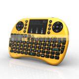 Rii I8 Backlit 2.4GHz Mini Wireless Keyboard Fly Air Mouse With Touchpad Handheld Gaming Keyboard for Tablet PC Android TV thumbnail-2