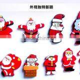Wholesale Christmas Father Popular Cartoon Character USB USB Flash Drive ,Custom Memory Stick Free Logo Mock Up thumbnail-3