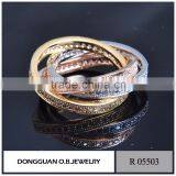 Fashion Saudi Arabia Gold Wedding Ring Price Leave Shape Ring thumbnail-6