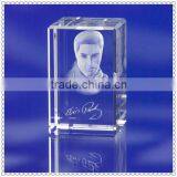 Optical 3D Photo Crystal Block For Died People Memory thumbnail-1