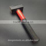 Red Handle Rubber Covered Iron Hammer