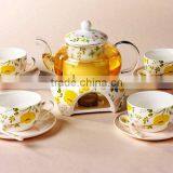 Hot Sale Good Quality Creative Customized Bone China Ceramics Tea Set thumbnail-5
