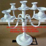 Black and White Metal Candlestick Candle Holder thumbnail-1