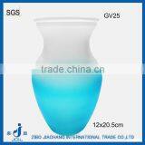 Colored Large Chinese Glass Floor Vases thumbnail-1