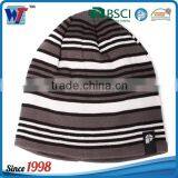 High Quality Promotional Custom Winter Warm Beanie Red Color Knitted Hat thumbnail-5