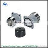 Powder Painting Albaloy Plating With Flange Mount Din 7/16 Connector
