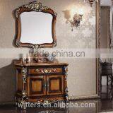 Antique Design Bathroom Vanity,Classic Hotel Bathroom Furniture,Wooden Bathroom Cabinet WTS235 thumbnail-2