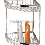Hot Sell Bathroom Corner Shelf Chrome Shampooo Rack