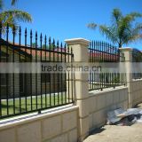 European style flat top aluminum fence/aluminum garden fence