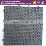 UV stabilized modular garage floor tiles