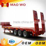 4 Axle Heavy Duty Trailer, Low Bed Semi Trailer for Machine Transport thumbnail-1