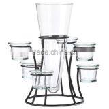 Metal Wire Flower Vase Stand Metal Centerpiece Decorative Candle Holder thumbnail-2