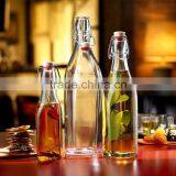 Classic High Quality 1L Glass Beverage Bottles With Clip Wholesale thumbnail-3