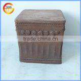 2017 Home and Garden Supplies Flower Pot Planter With Rust Metal Finish thumbnail-1