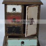 Wooden Drawers With Antique Line Distressing thumbnail-2