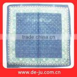 Embroidered Printing Pattern Wholesale Gauze Handkerchief