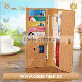 Eco-friendly New Cork Leather Passport Wallet Multi Card Wallet thumbnail-3