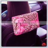 Leopard Pattern Car Sun Visor Seat Back Bracket Auto Tissue Box Holder thumbnail-2