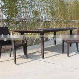 Modern Rattan Furniture Outdoor Restaurant Wicker Dining Table and Chair thumbnail-2