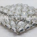 Wholesale Fashion Silver Pearl Jewelry Box,sweet Heart Crystal Metal Jewelry Box,for Ladies Wedding Gift thumbnail-5