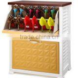 Deluxe Modern Double Shoe Storage Cabinet thumbnail-1