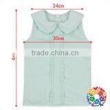Adorable Doll Collar Girls Shirts Wholesale Baby Girl Birthday Tops Latest Design Girls Top thumbnail-2