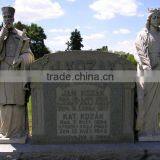 Outdoor Garden Decoration Stone Carving White Marble Cemetery Statues thumbnail-2