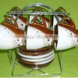 Good Quanlity Ceramic Mug Gift Set With Rack thumbnail-1