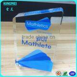KM-SP06 Factory High Quality Clear Acrylic Crystal Stamp Block,transparent Acryl Display Block thumbnail-3