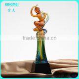 KM-XP02 Custom Crystal Glass Monkey Figurine Award as New Year Gifts for Home or Business Decoration thumbnail-6