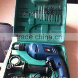 Best Sale 13mm Impact Drill 750w With Plactic Box Electric Power Tool thumbnail-2