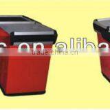 Supermarket Checkout Counter With Conveyor Belt