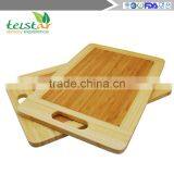 New 2016 Organic Bamboo Cutting Boards - Large Kitchen Cutting Board and Wooden Cheese Board - Wooden Pallets and Juice Drip Tra thumbnail-2