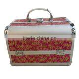 Aluminum Cosmetic Case w/ Makeup Brush Storage thumbnail-1