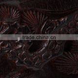 Chinese Unique Wooden Carving Pencil Vase Brush Pot Handicraft thumbnail-5