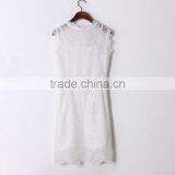 Women's Vintage Lace Sleeveless Cocktail Evening Party Bodycon Slim Pencil Dress thumbnail-5