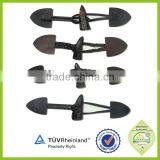 Fashion Garments Real Leather Horn Coat Toggle Button