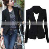 2016 OL Women's One Button Slim Casual Business Blazer Suit Jacket Coat Outwear thumbnail-1