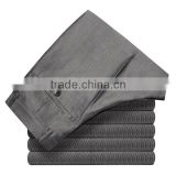 Man trousers pants wholesale classic grey trousers for men with wool blend