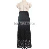 New Arrival Ladies/Women's Fashion Slim Fit Long Black Lace Skirt thumbnail-1